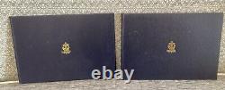 Pair of original antique etchings, 1842 Signed by Her Majesty Queen Victoria