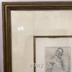 Pair of original antique etchings, 1842 Signed by Her Majesty Queen Victoria