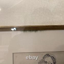 Pair of original antique etchings, 1842 Signed by Her Majesty Queen Victoria