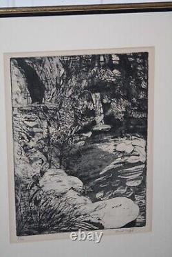 Pair of signed lithographs The Zoo and untitled numbered 1/20 8/20