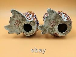 Pair signed antique Chinese porcelain Imari frogs by YaYou Zhen Cang