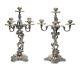 Paire Candelabres Antiques Argent. Signés 1809. Fabuleux