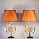 Philippe Cheverny Pair Of Bronze Zodiac Sign Lamps 1970s