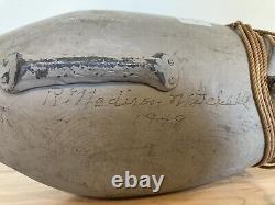 R Madison Mitchell Original Signed 1948 Bluebill Decoy Pair Havre De Grace MD