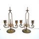 Rare Antique French Bronze Candelabra Pair Signed F. Barbedienne