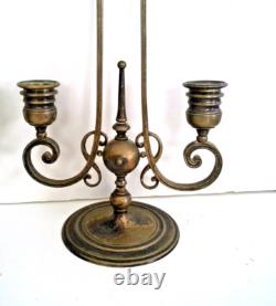 Rare Antique French Bronze Candelabra Pair signed F. Barbedienne