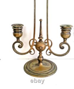 Rare Antique French Bronze Candelabra Pair signed F. Barbedienne
