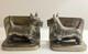 Rare Antique Signed Frankart Art Deco Scottie Dog Bookends Dogs Pair 1930's