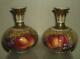 Royal Worcester Antique Handpainted Fruit Pair Of Vases Signed Townsend