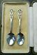 Sibyl Dunlop Rare Pair 1925 Of Signed, Silver Arts And Crafts Spoons- Wonderful