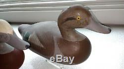 SIGNED Madison Mitchell 1973 Baldpate/Widgeon Pair Decoys Duck Goose Maryland