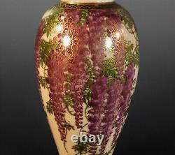 STUNNING PAIR OF SIGNED MID MEIJI PERIOD SATSUMA VASES by TANIGUCHI KOMAKICHI