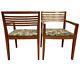 Signed Knoll Dining Chairs With Herman Miller Fabric One Pair