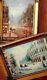 Small Paintings Original Oil Cityscapes New Orleans Well Known Artist A Pair
