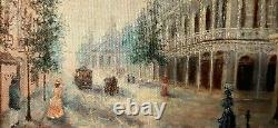 Small Paintings Original Oil Cityscapes New Orleans Well Known Artist A Pair