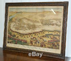 Stunning Pair Of Original Framed Battle Of Omdurman September 1898 Stamped