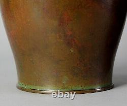 Very fine large Japanese Bronze Vase pair signed by well known artist Y20