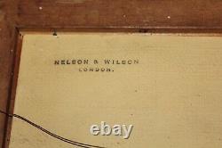 Vintage Pair Joel Pozoe Signed Paintings Architectural Buildings Nelson & Wilson