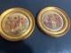 Vintage Pair Of Angelika Kauffmann Signed Hand-painted Porcelain Plaque