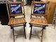 Vintage Piedmont Cigarette Cigar Tobacco Antique Pair Of Chairs Enamel Sign