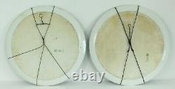 = c. 1900 Lg Pair of Porcelain Chargers Hand Painted Guerin & Cie Limoges, Signed